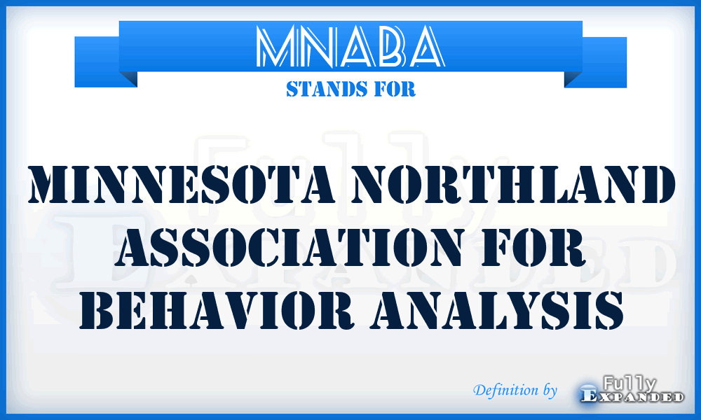 MNABA - Minnesota Northland Association for Behavior Analysis