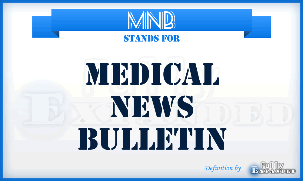 MNB - Medical News Bulletin