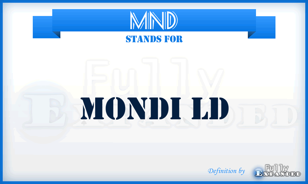 MND - Mondi Ld