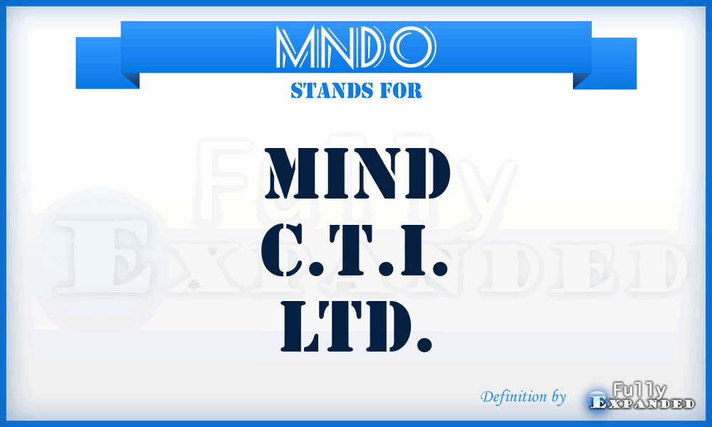 MNDO - MIND C.T.I. Ltd.