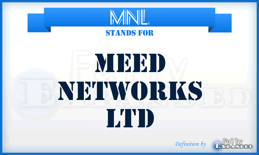 MNL - Meed Networks Ltd