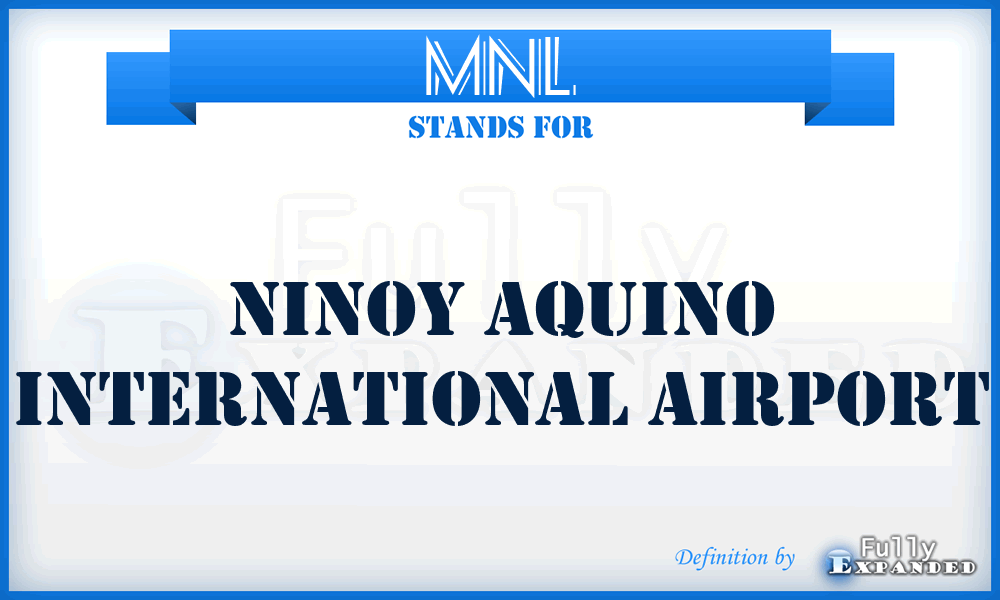 MNL - Ninoy Aquino International airport