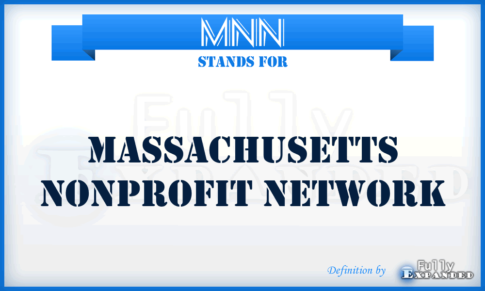 MNN - Massachusetts Nonprofit Network