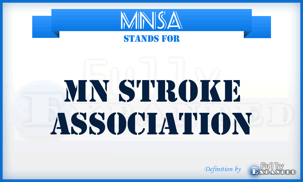 MNSA - MN Stroke Association