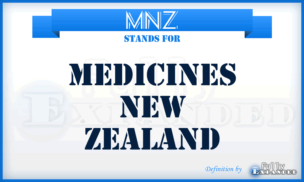 MNZ - Medicines New Zealand