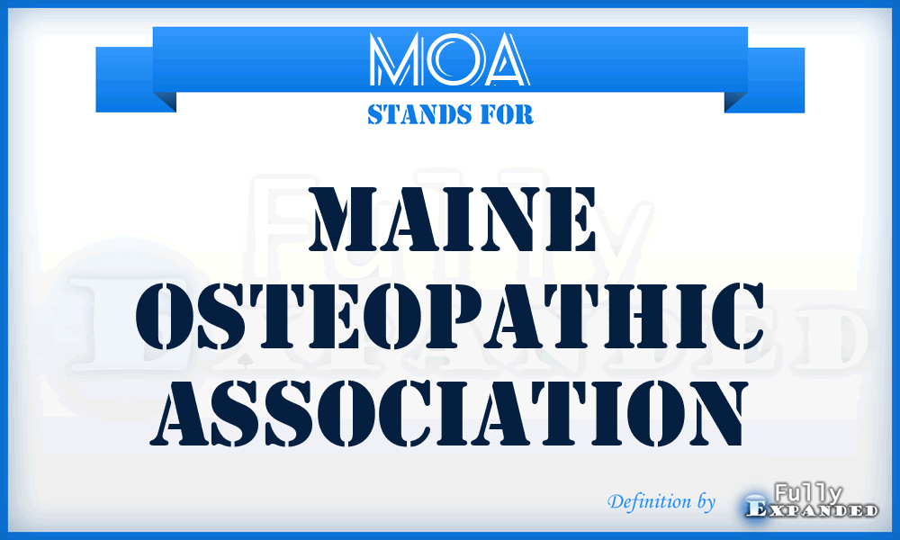 MOA - Maine Osteopathic Association