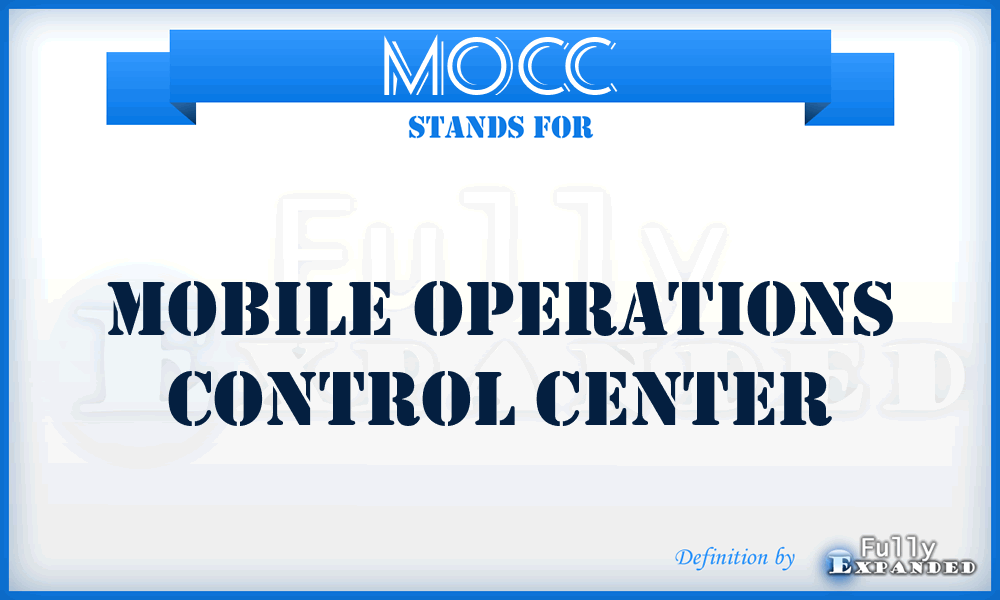 MOCC - mobile operations control center