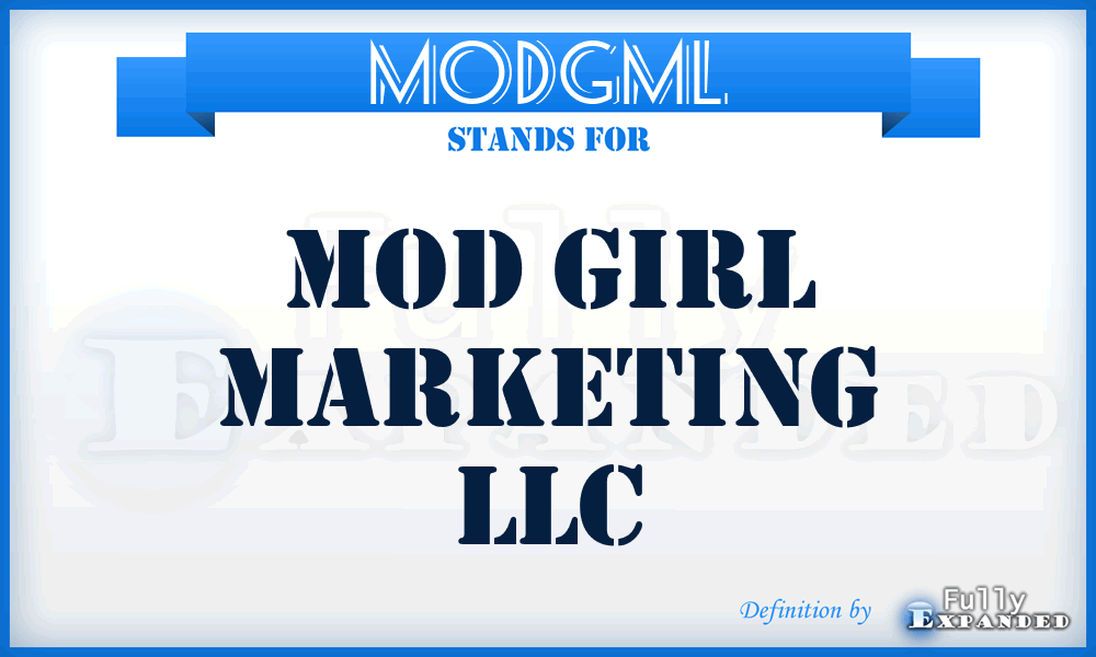 MODGML - MOD Girl Marketing LLC