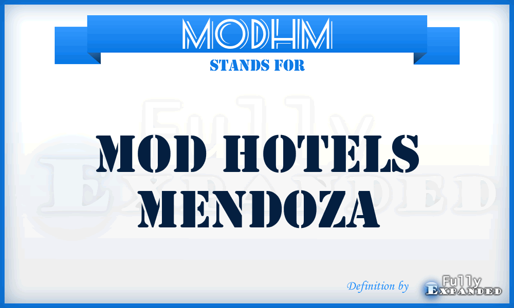 MODHM - MOD Hotels Mendoza