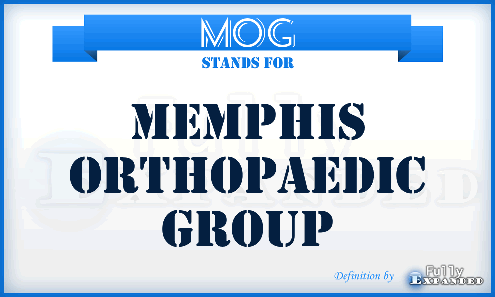 MOG - Memphis Orthopaedic Group