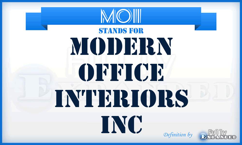 MOII - Modern Office Interiors Inc