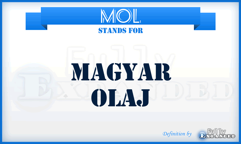 MOL - Magyar Olaj