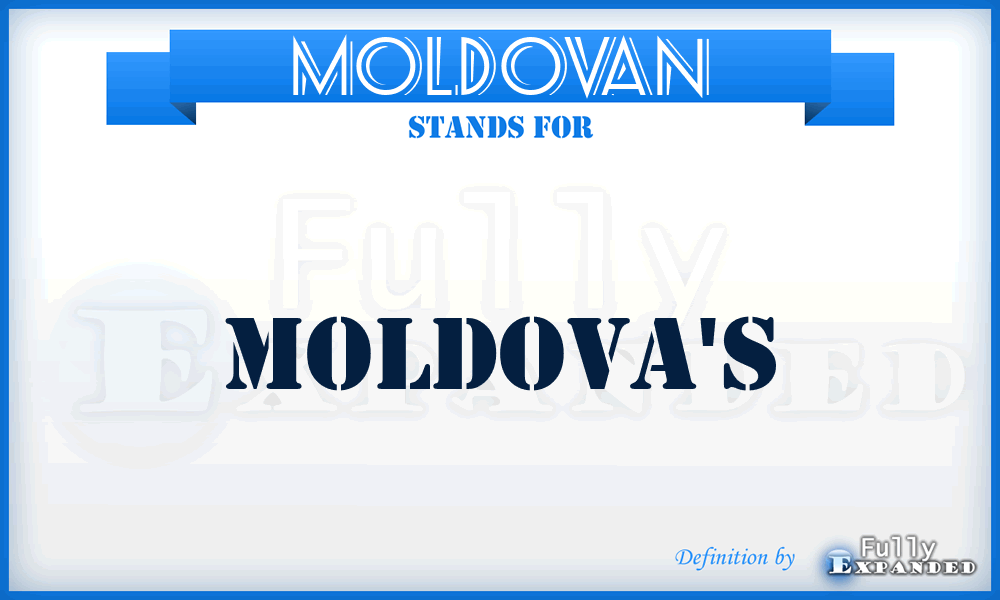 MOLDOVAN - Moldova's