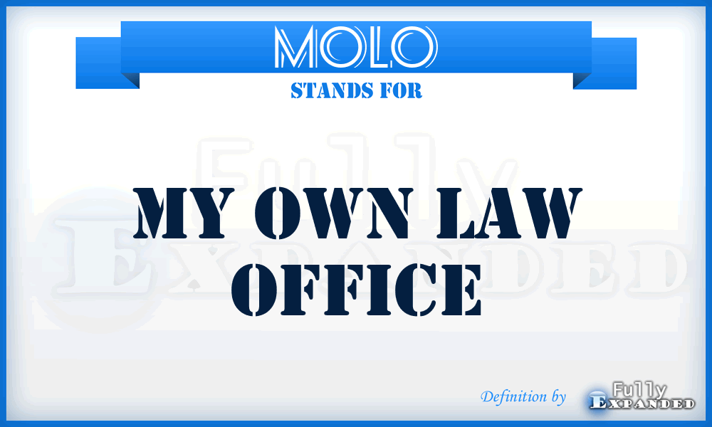 MOLO - My Own Law Office