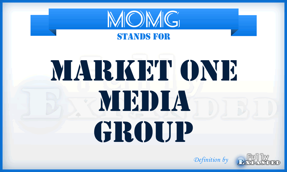 MOMG - Market One Media Group