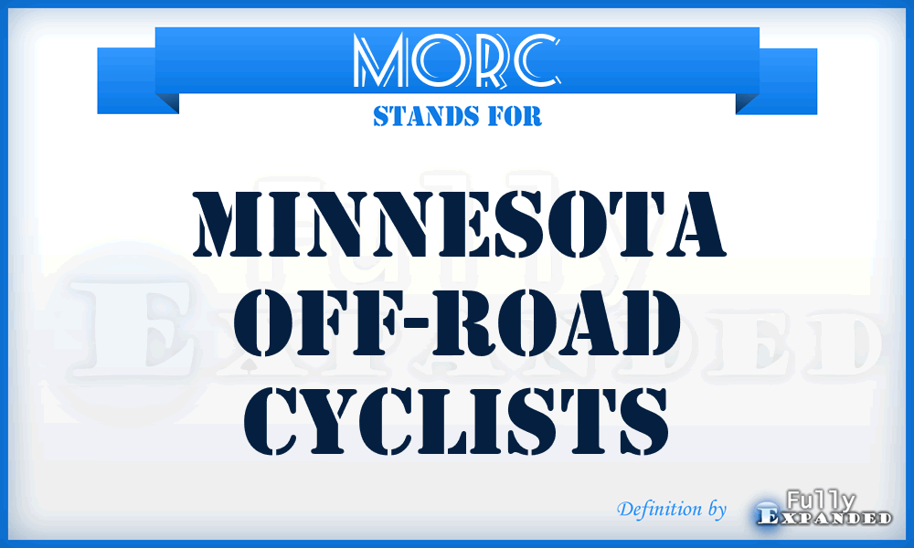 MORC - Minnesota Off-Road Cyclists