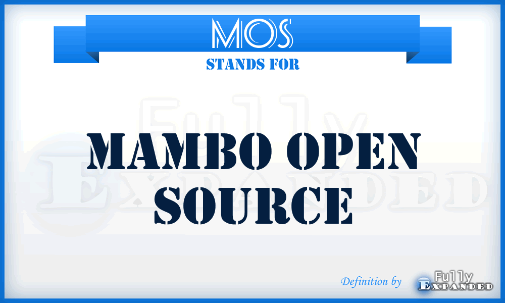 MOS - Mambo Open Source