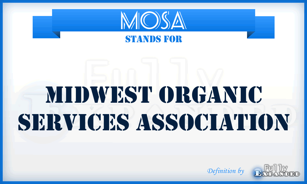 MOSA - Midwest Organic Services Association