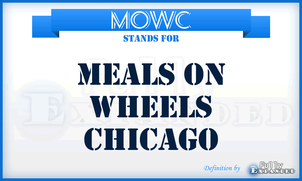 MOWC - Meals On Wheels Chicago
