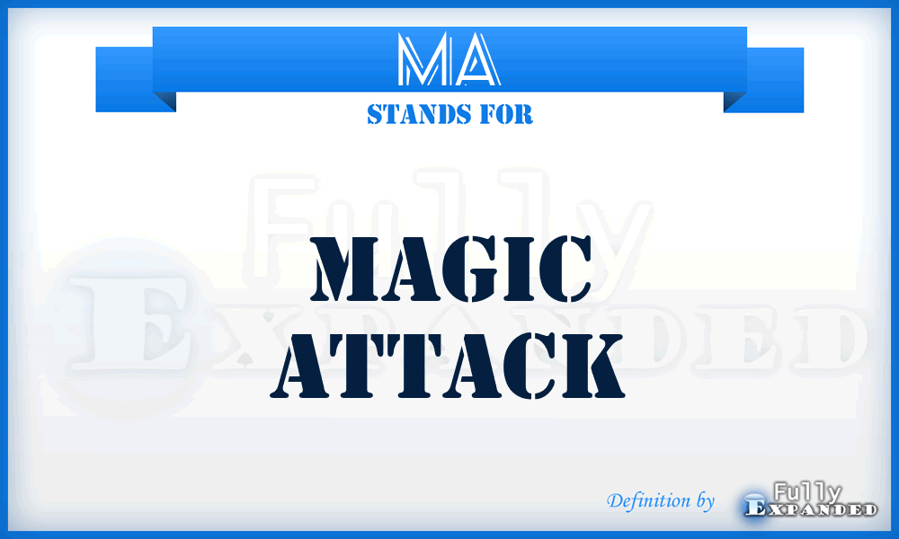 MA - Magic Attack