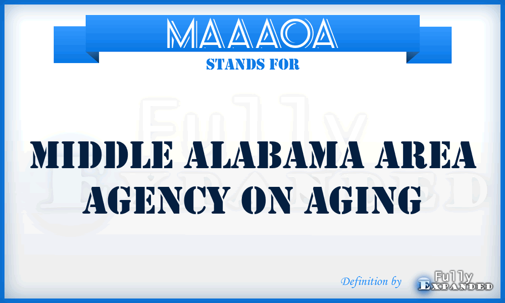 MAAAOA - Middle Alabama Area Agency On Aging