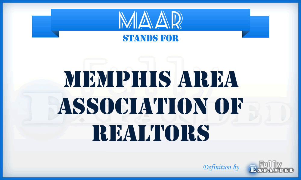 MAAR - Memphis Area Association of Realtors