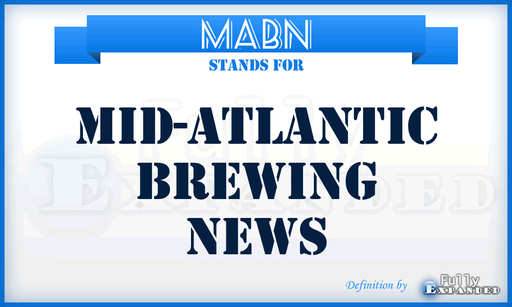 MABN - Mid-Atlantic Brewing News