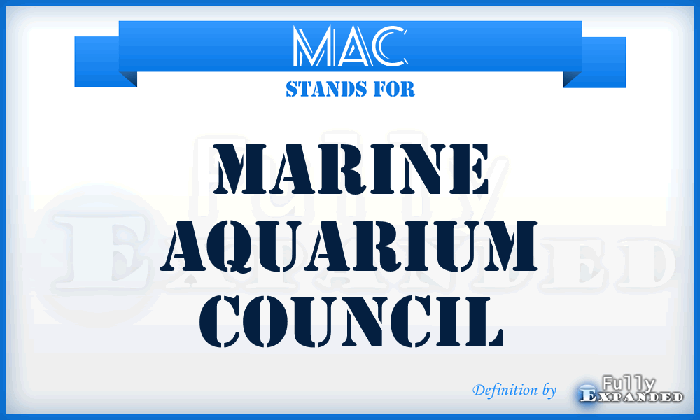 MAC - Marine Aquarium Council