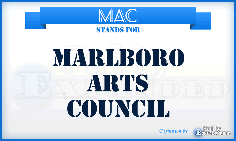 MAC - Marlboro Arts Council