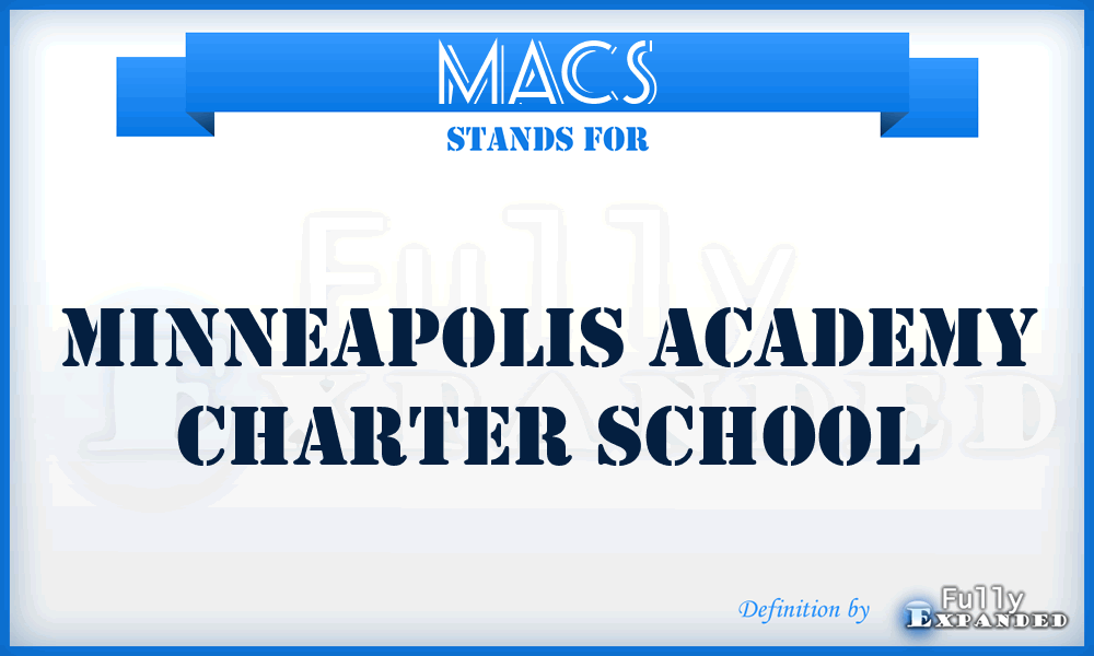 MACS - Minneapolis Academy Charter School