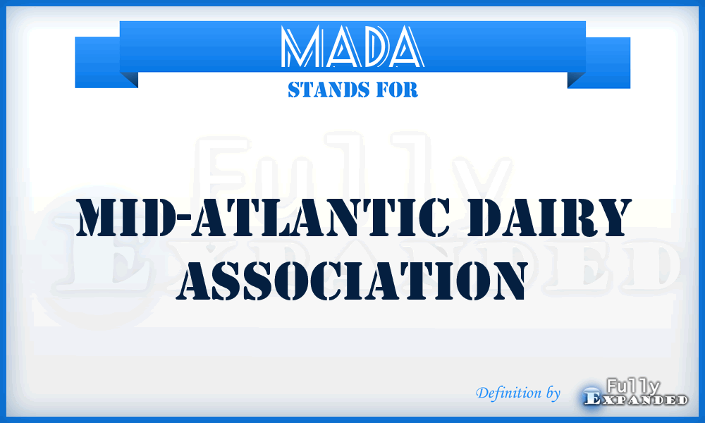 MADA - Mid-Atlantic Dairy Association