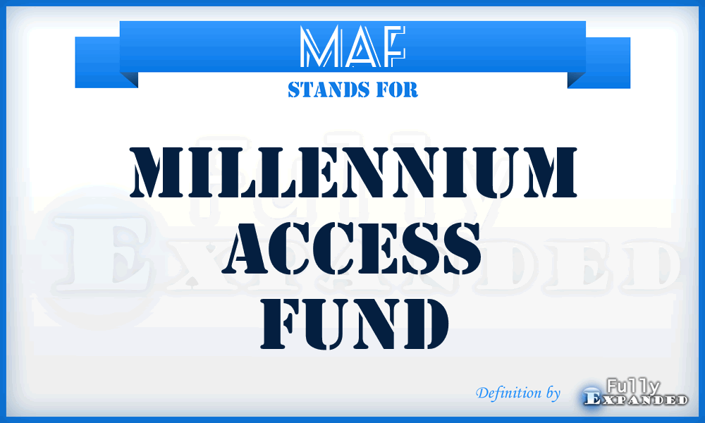 MAF - Millennium Access Fund
