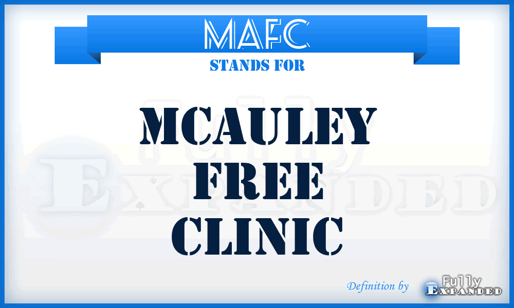 MAFC - McAuley Free Clinic