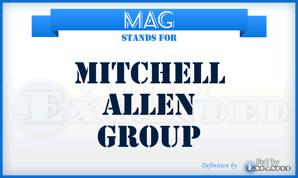 MAG - Mitchell Allen Group