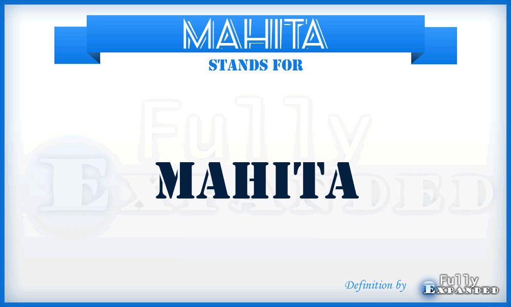 MAHITA - MAHITA