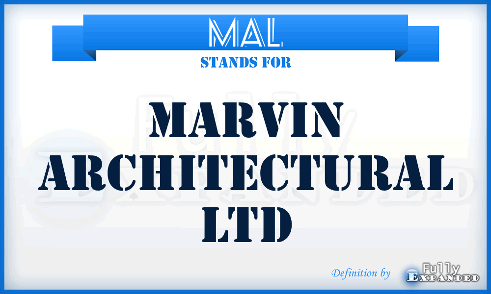 MAL - Marvin Architectural Ltd
