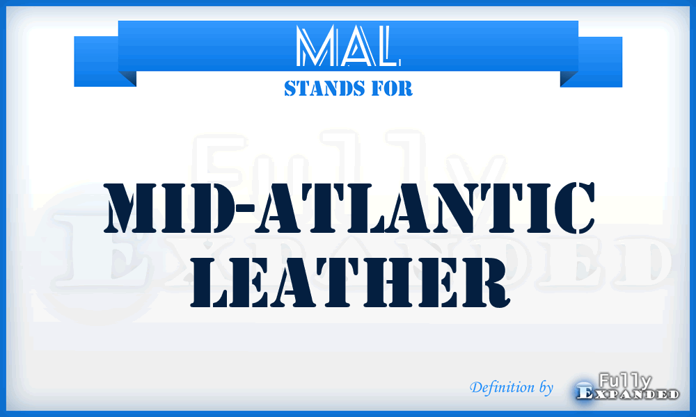 MAL - Mid-Atlantic Leather