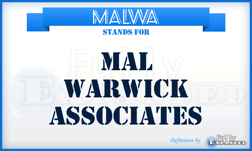 MALWA - MAL Warwick Associates
