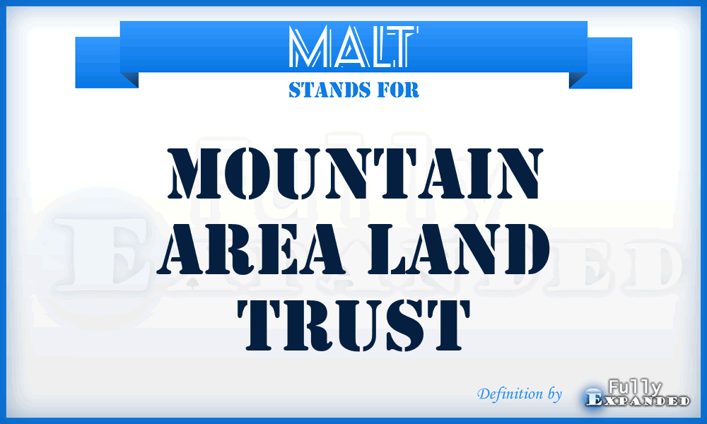 MALT - Mountain Area Land Trust