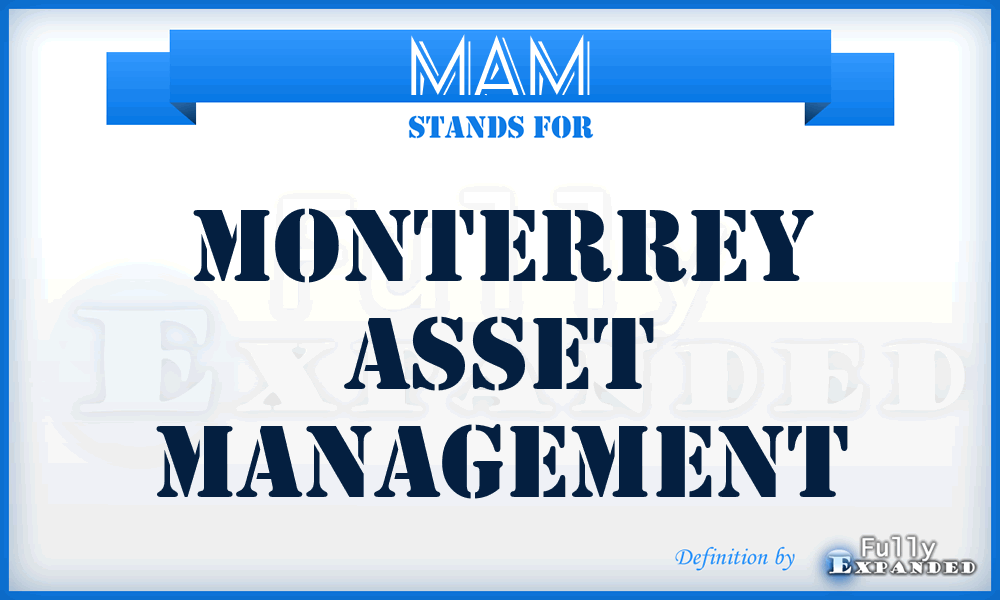 MAM - Monterrey Asset Management