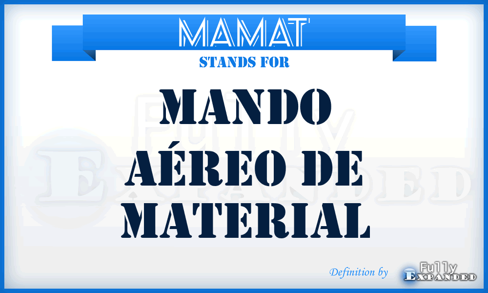 MAMAT - Mando Aéreo de Material