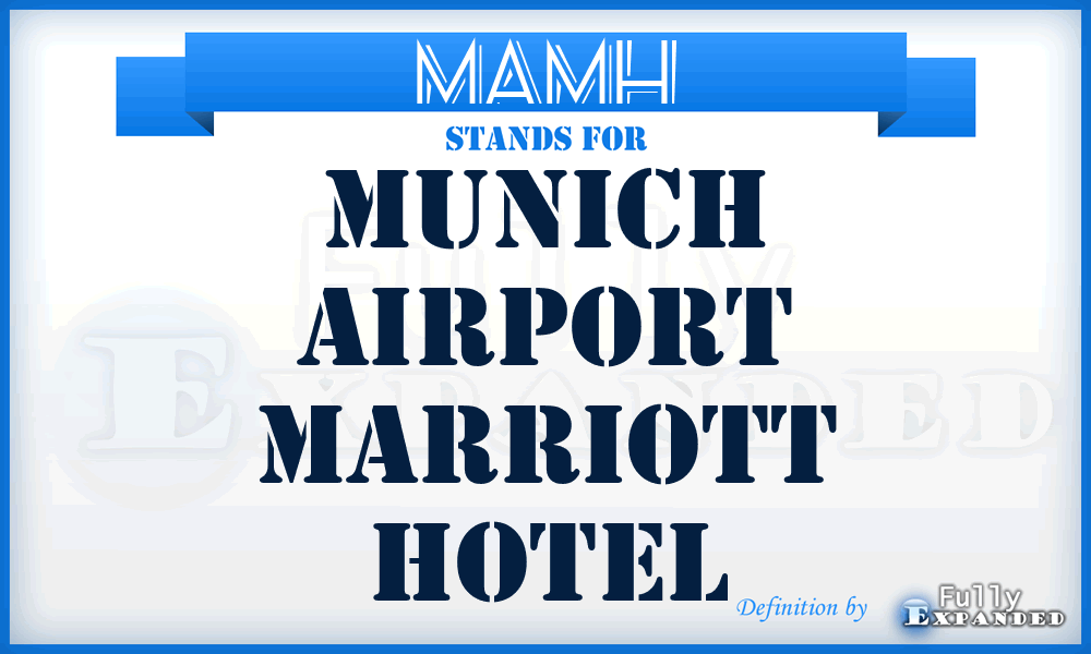 MAMH - Munich Airport Marriott Hotel