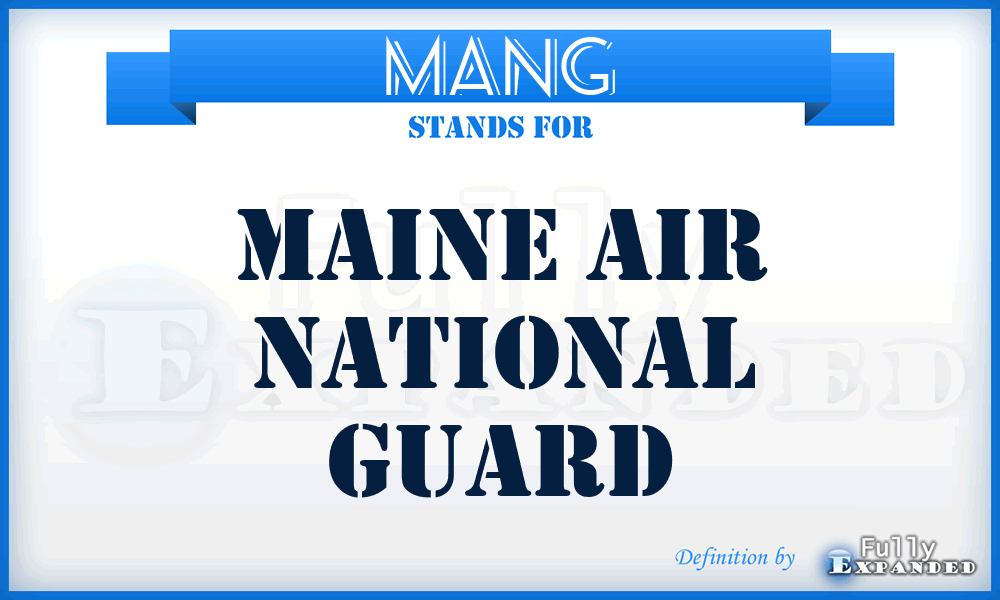 MANG - Maine Air National Guard