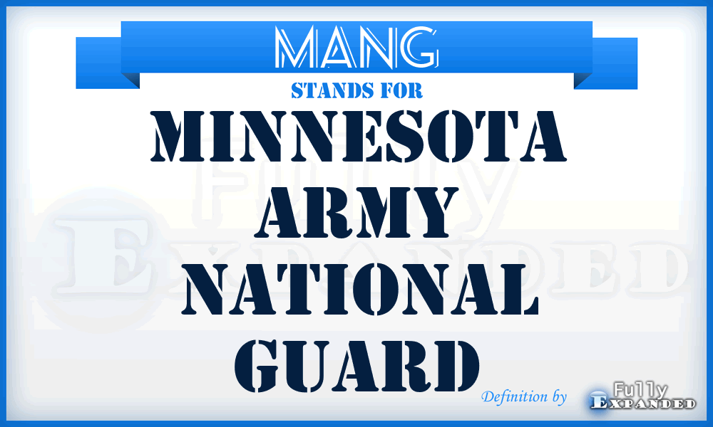 MANG - Minnesota Army National Guard