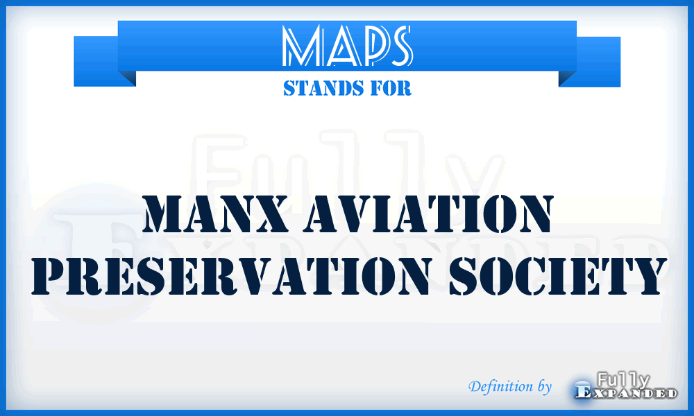 MAPS - Manx Aviation Preservation Society