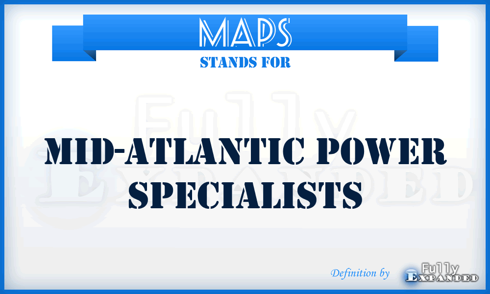 MAPS - Mid-Atlantic Power Specialists