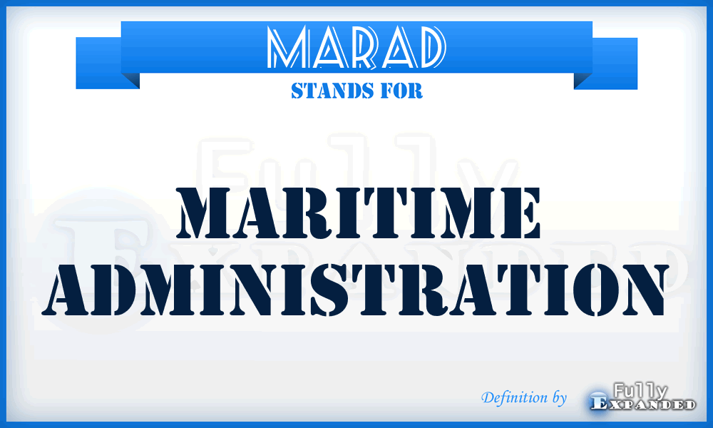 MARAD - Maritime Administration