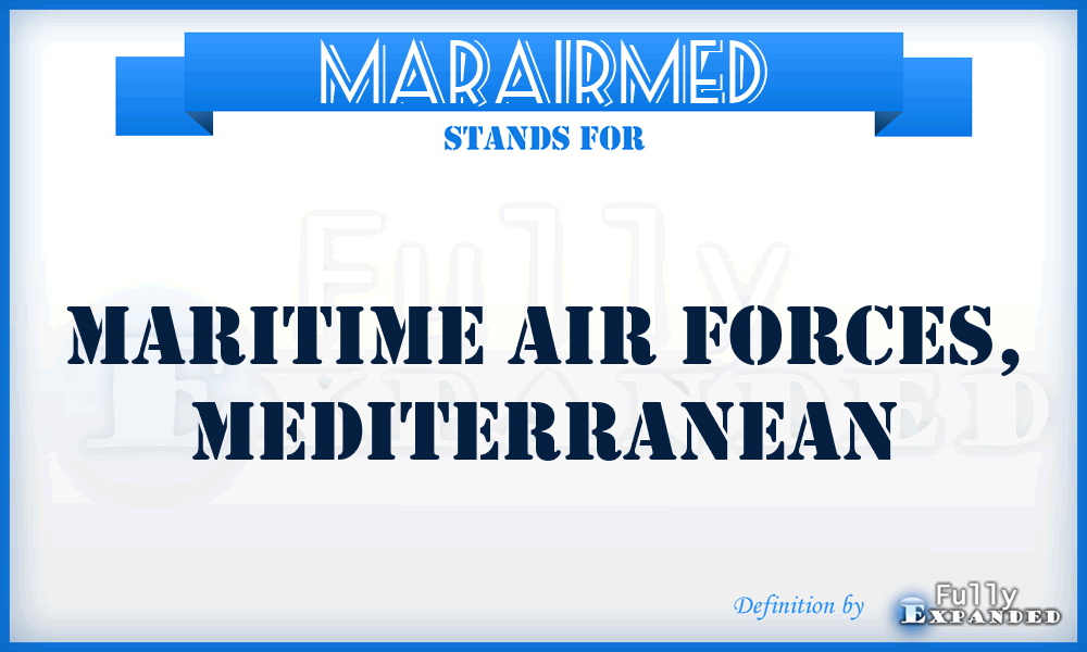 MARAIRMED - Maritime Air Forces, Mediterranean