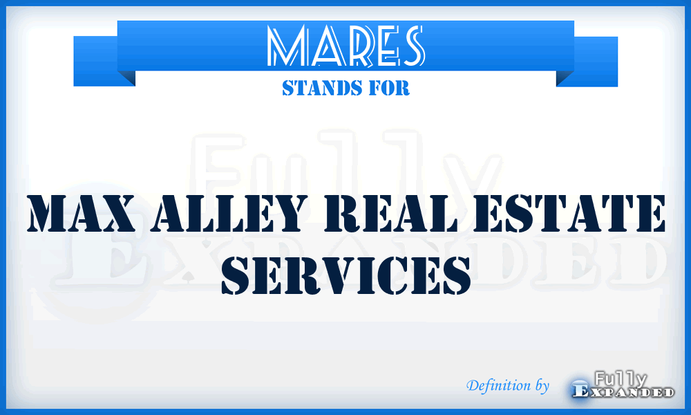 MARES - Max Alley Real Estate Services
