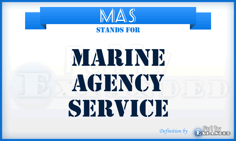 MAS - Marine Agency Service